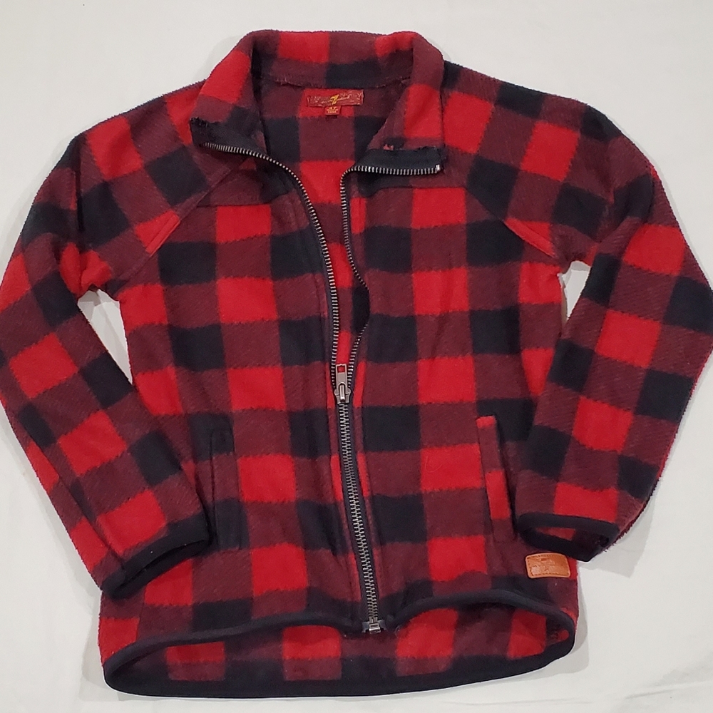 Toddler flanel sweater